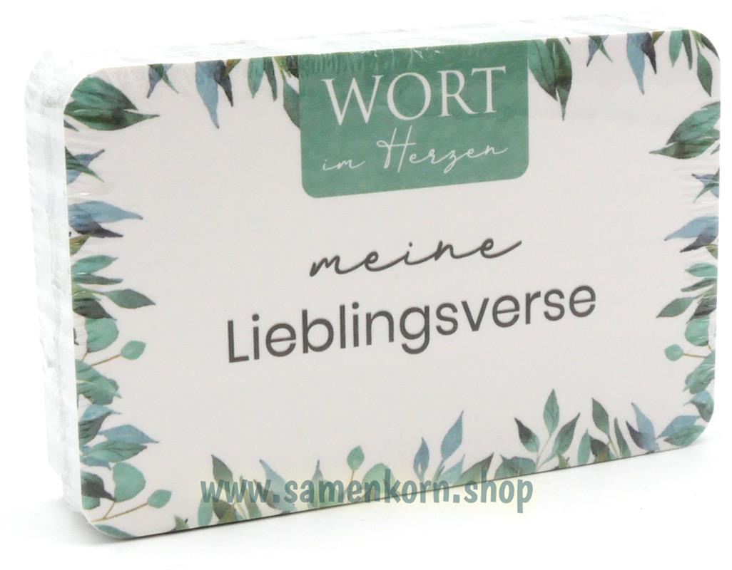 Meine Lieblingsverse / 48 Lernkarten mit Box