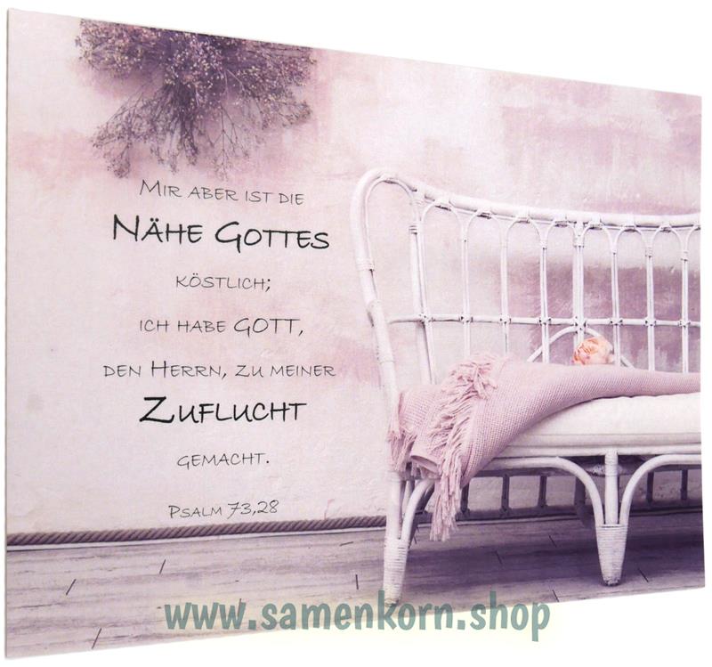 Postkarte "Mir aber ist die Nähe..." Psalm 73,28