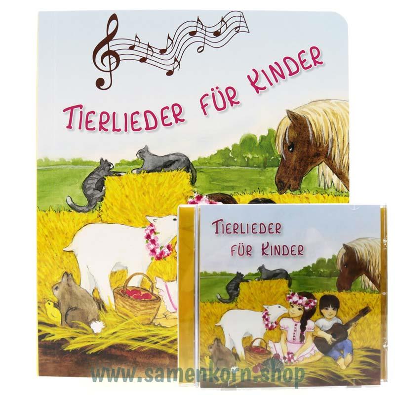 Tierlieder für Kinder - Set / Buch + CD