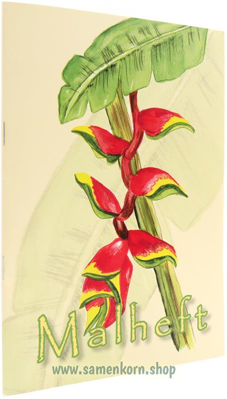 Malheft "Exotische Blüten" / Heft