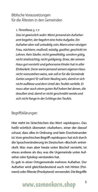 Älteste und Diakone, Band 26 Reihe Orientierung / Heft