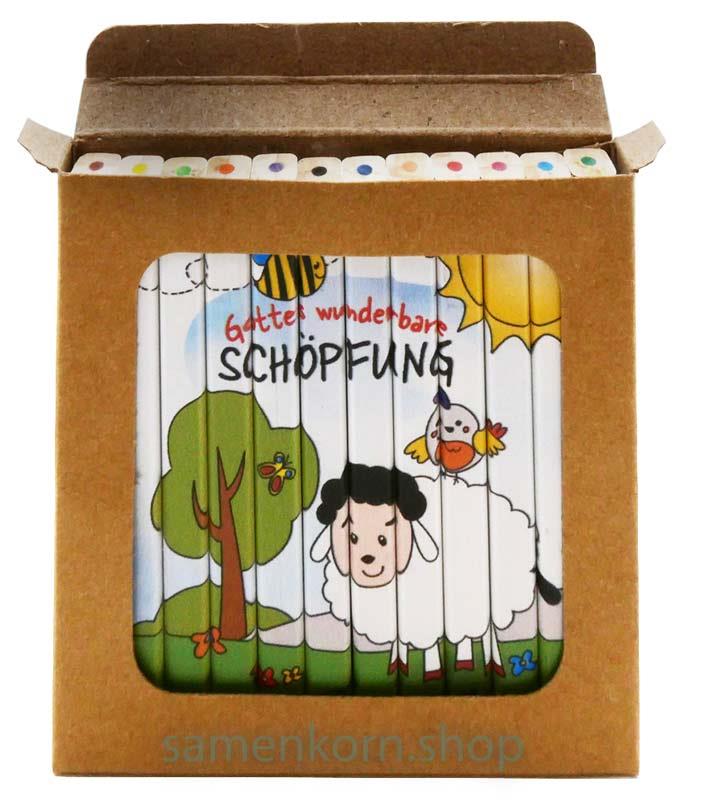 Buntstifte 12er Set "Gottes wunderbare Schöpfung"