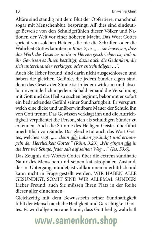 Ein wahrer Christ / Buch