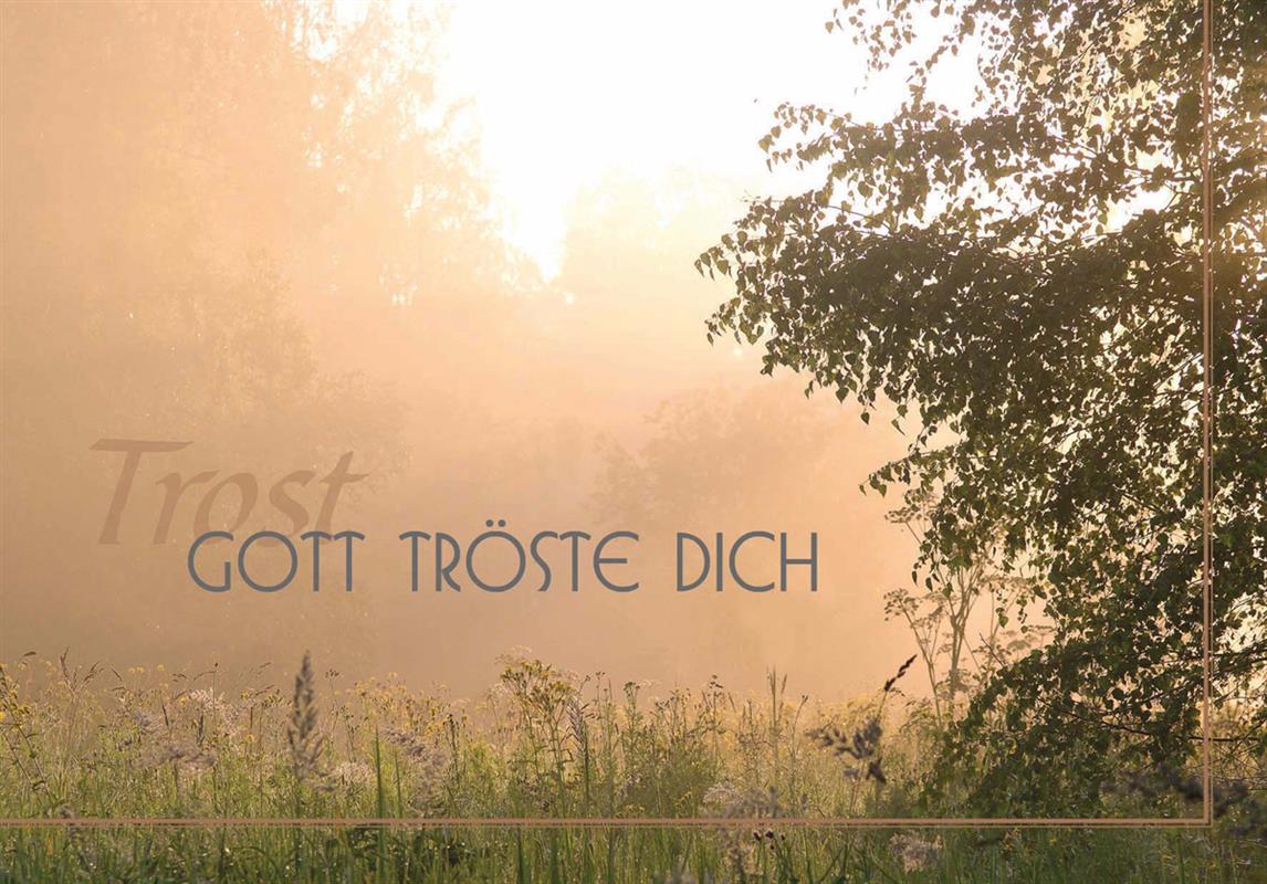 Doppelkarte FS "Trost / Gott tröste dich"