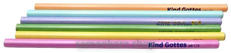 Bleistift Regenbogen, in unterschiedlichen Farben