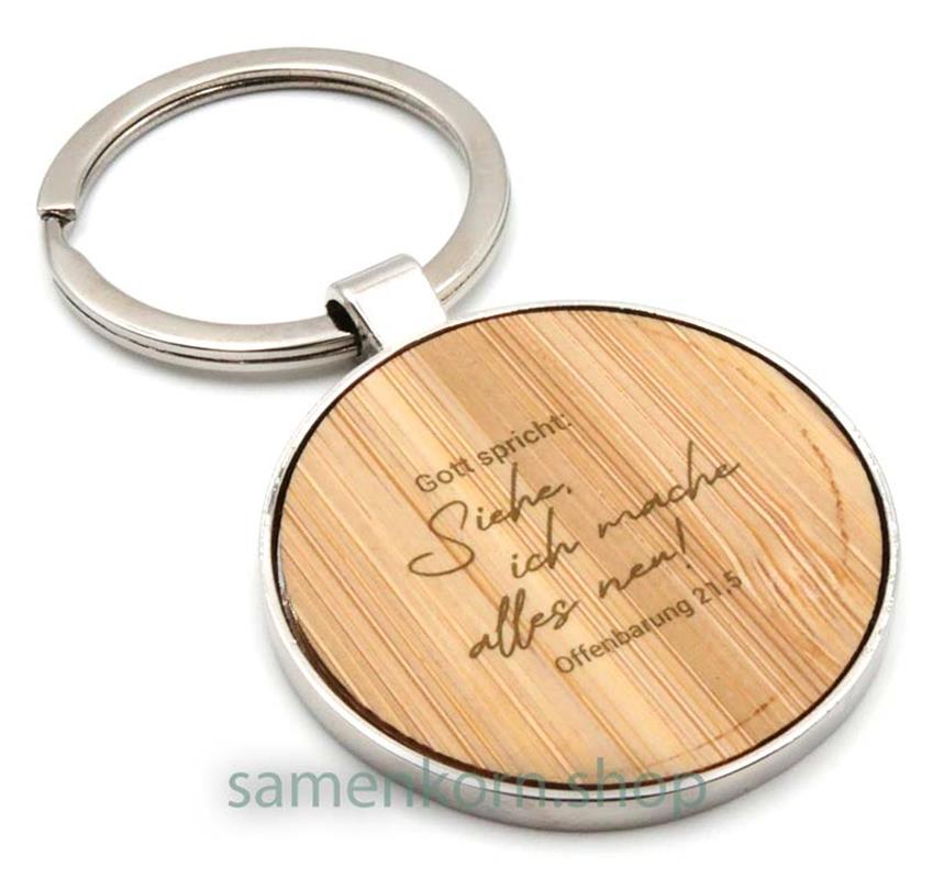 Schlüsselanhänger Jahreslosung 2026 "Siehe, ich mache..."