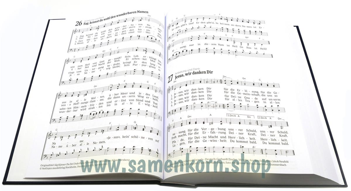 Singt von Jesus! / Gemeinde-Gesangbuch (Klavierausgabe)