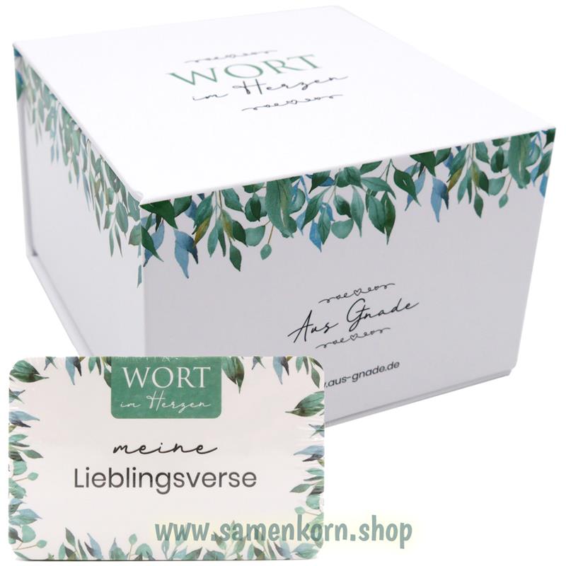 Meine Lieblingsverse / 48 Lernkarten mit Box