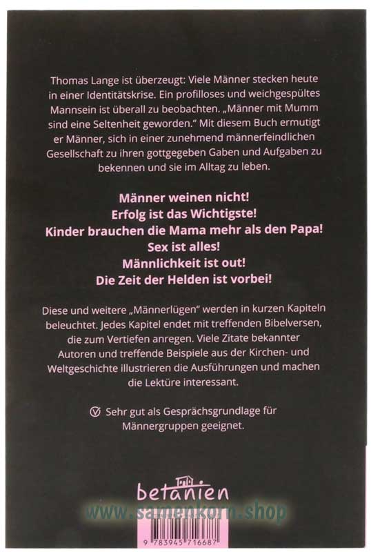 Mut statt Männerlügen! / Buch