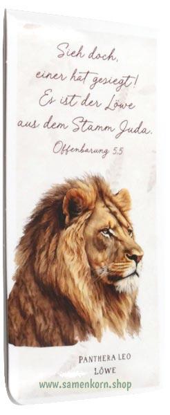 Magnetlesezeichen "Löwe"