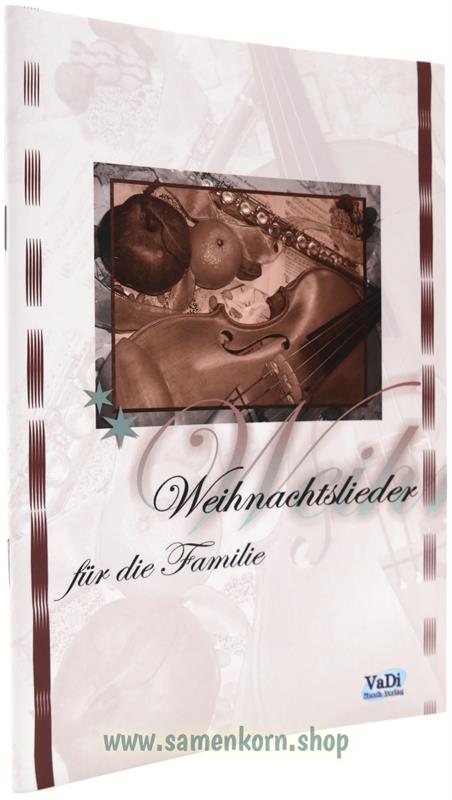 Weihnachtslieder für die Familie / Notenheft