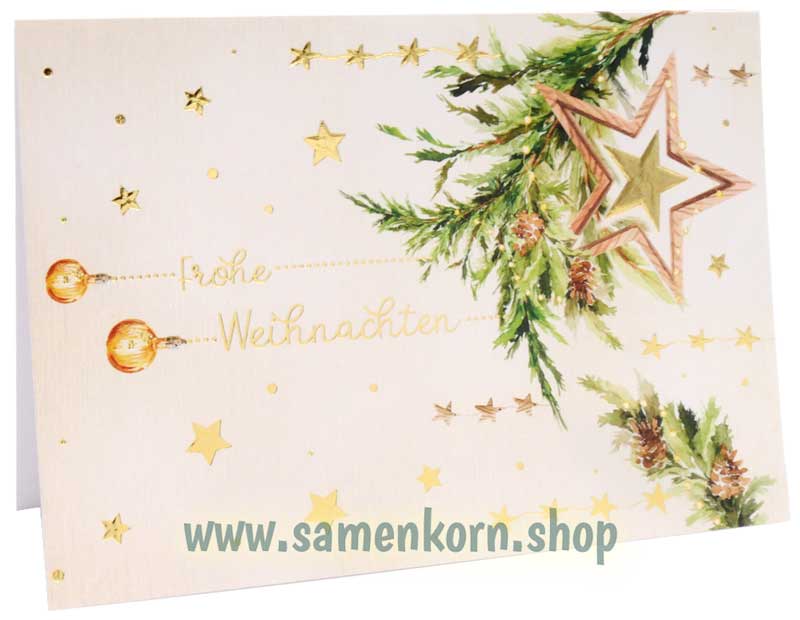 Faltkarte "Frohe Weihnachten" Jesaja 52,9