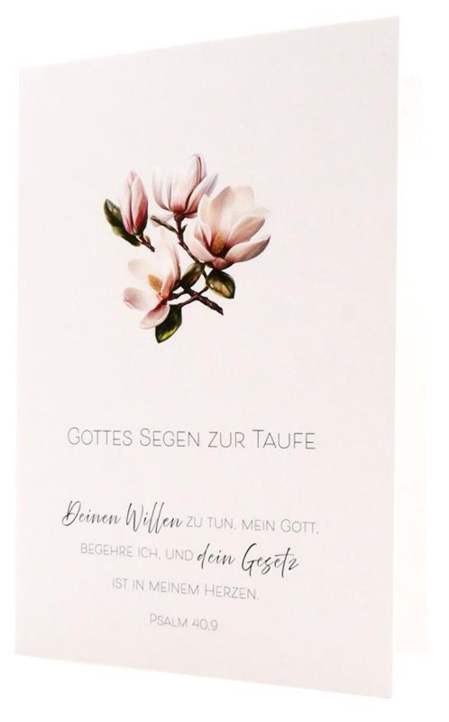 Doppelkarte "Gottes Segen zur Taufe"