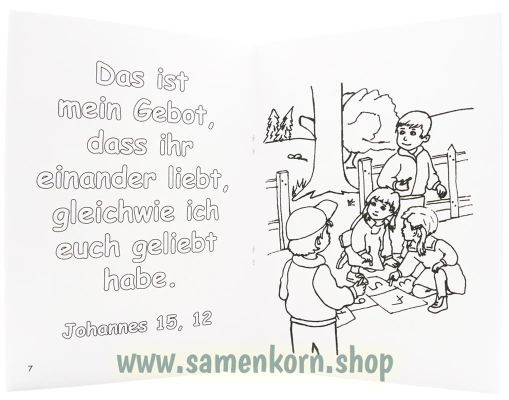 Malheft / Bastelnde Kinder / Heft