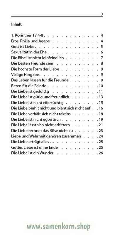 Wahre Liebe, Band 18  Reihe Orientierung / Heft