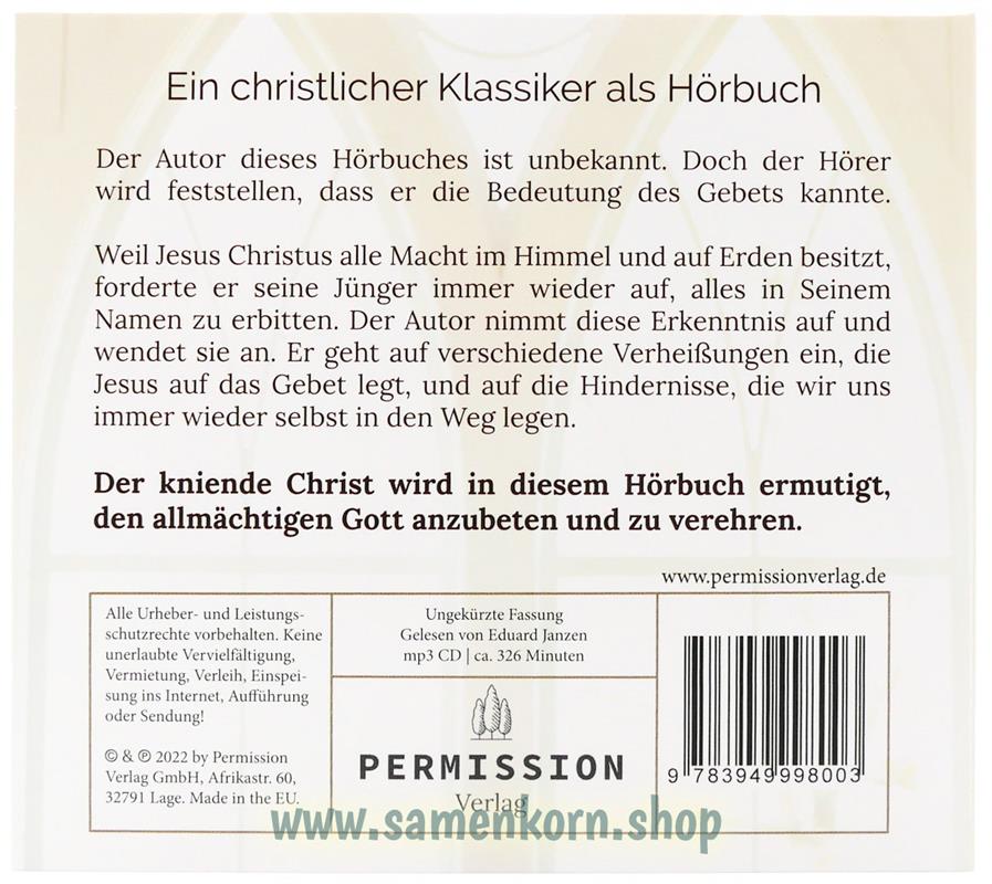 Der kniende Christ / MP3-Hörbuch