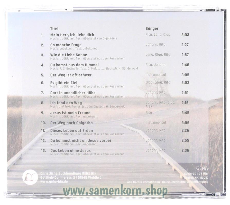 Es gibt ein Ziel / CD