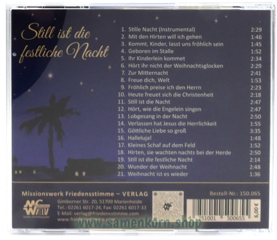 Still ist die festliche Nacht / CD