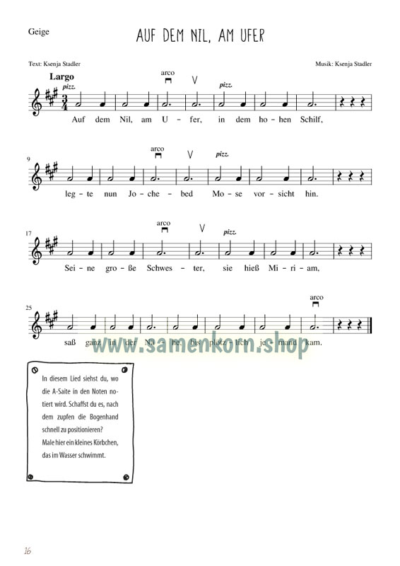 Gemeinsam lernen - Gemeinsam musizieren, Heft Mose