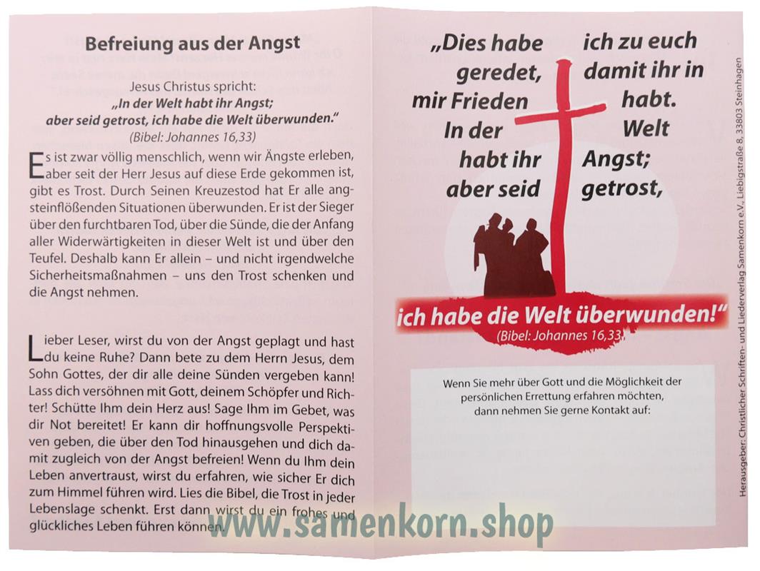 Angst - im 21. Jahrhundert / Traktat