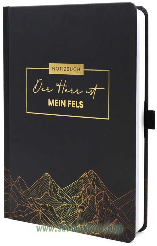 Notizbuch "Der Herr ist mein Fels"