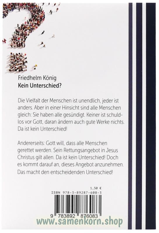 Kein Unterschied? / Buch