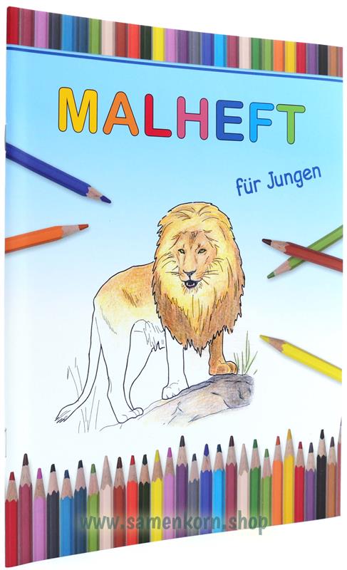 Malheft für Jungen / Heft