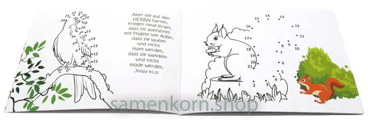 Mini-Rätselheft - Tiere im Wald  / Heft