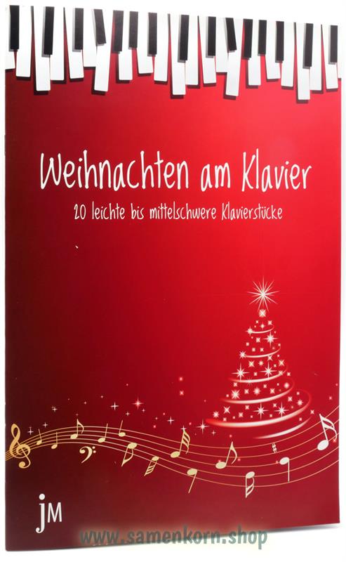 Weihnachten am Klavier / Notenheft