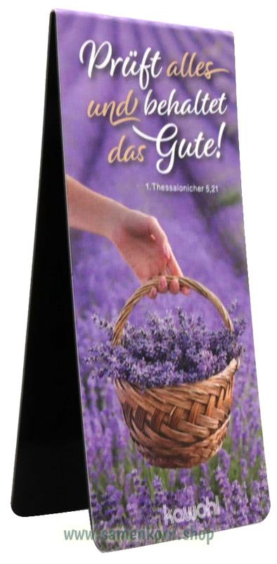 Magnetlesezeichen-Set Jahreslosung "Prüft alles und behaltet ..." / 3er-Set