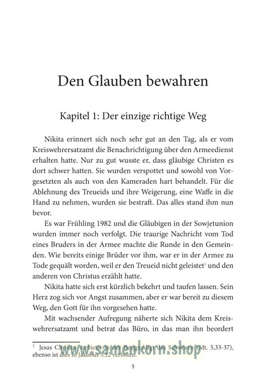 Den Glauben bewahren / Heft