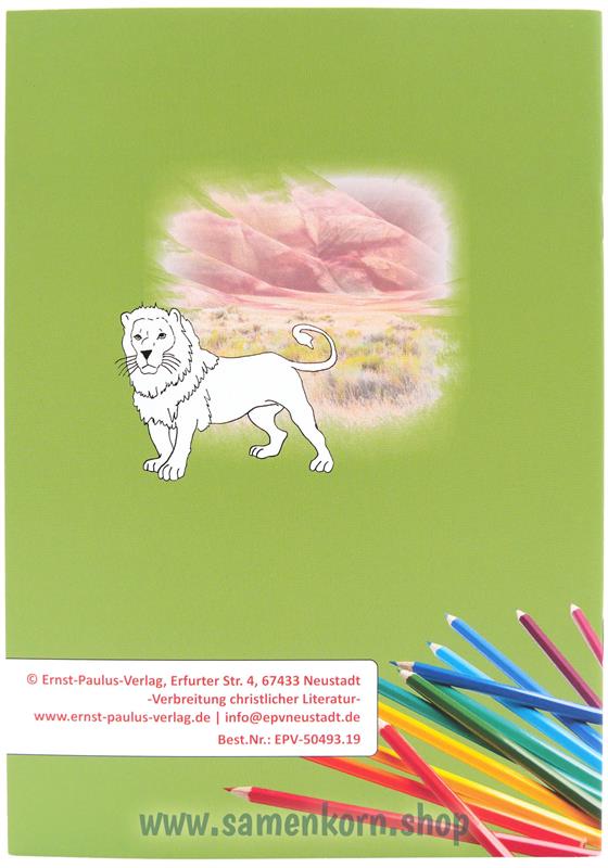 Tiere der Bibel / Malheft