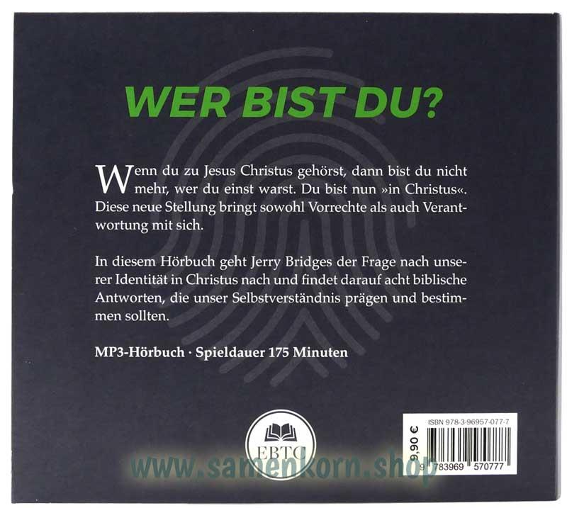 Wer bin ich? Meine Identität in Christus / MP3-CD