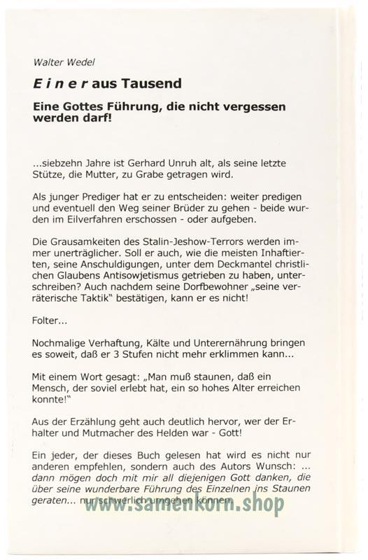 Einer aus Tausend / Buch
