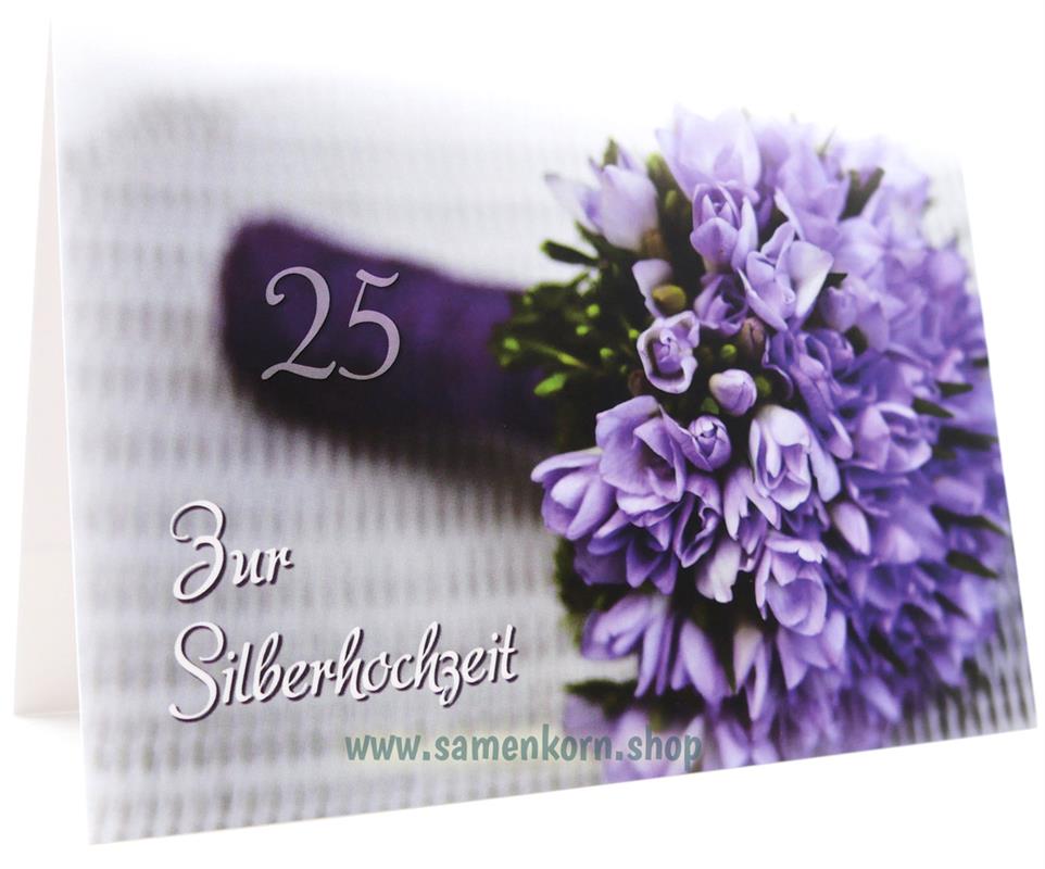 Doppelkarte FS "Zur Silberhochzeit"