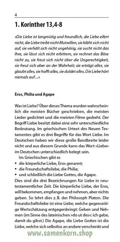 Wahre Liebe, Band 18  Reihe Orientierung / Heft