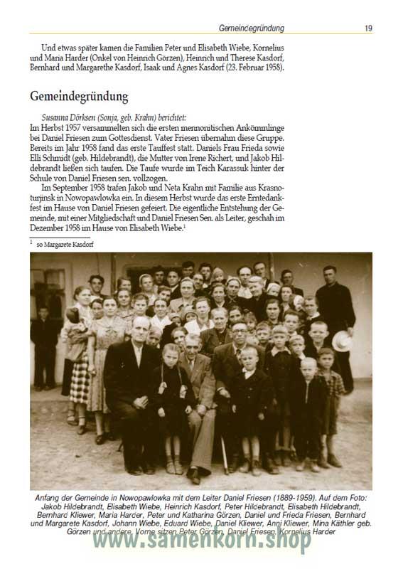 Wunderbar geführt. 50 Jahre der Gemeinde Nowopawlowka / Buch
