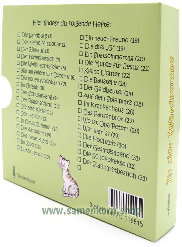 Schuber für die Hefte "In der Waldstraße"