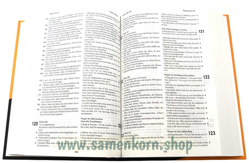 Elberfelder Bibel – Deutsch / Englisch
