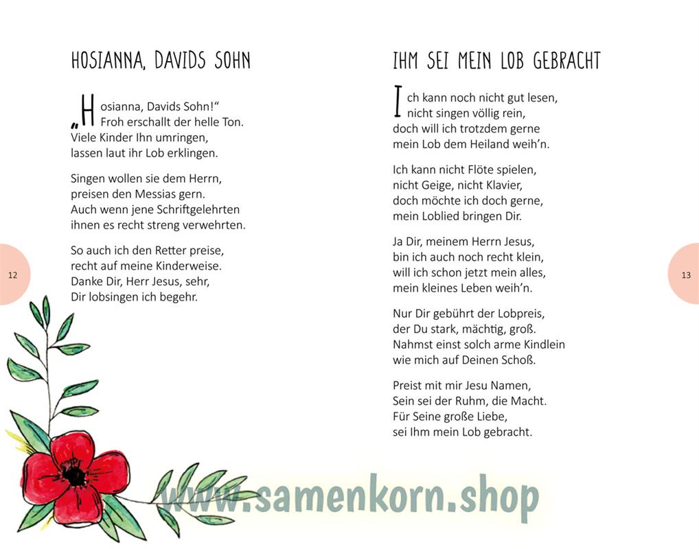 Hab Dank, Herr Jesus! - Kindergedichte / Buch