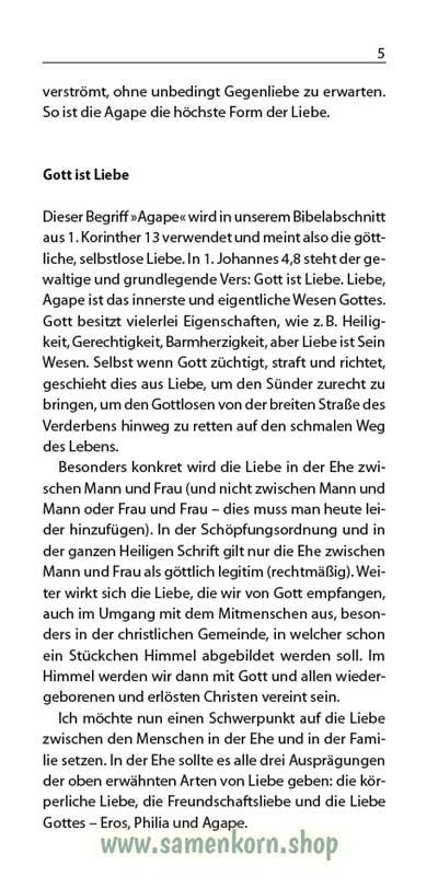 Wahre Liebe, Band 18  Reihe Orientierung / Heft