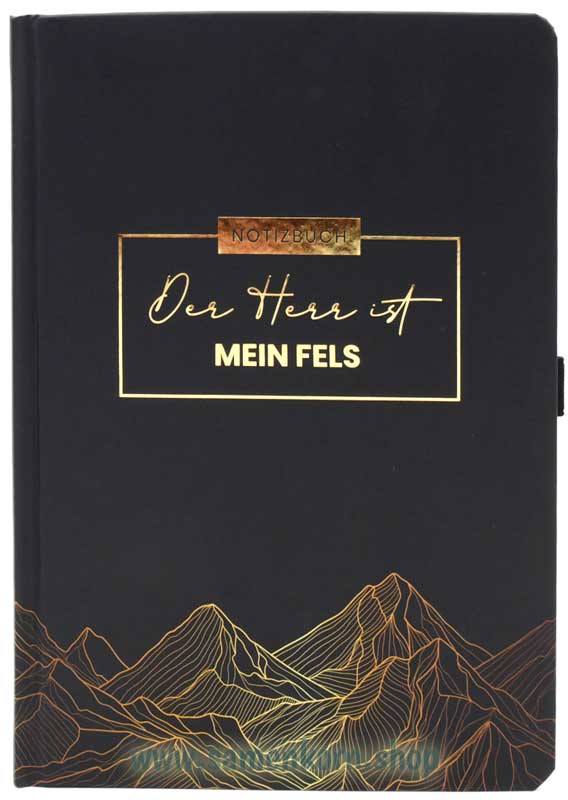 Notizbuch "Der Herr ist mein Fels"