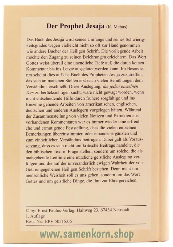 Der Prophet Jesaja / Buch