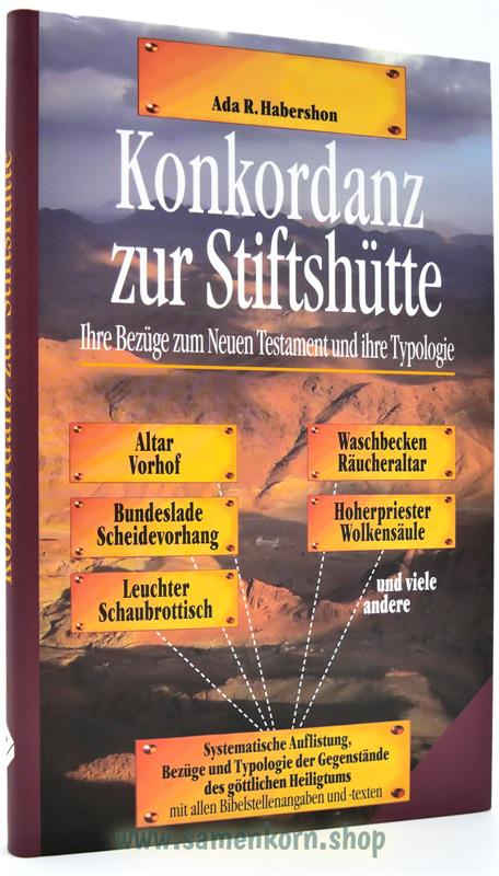 Konkordanz zur Stiftshütte / Ihre Bezüge zum NT und ihre Typologie / Buch