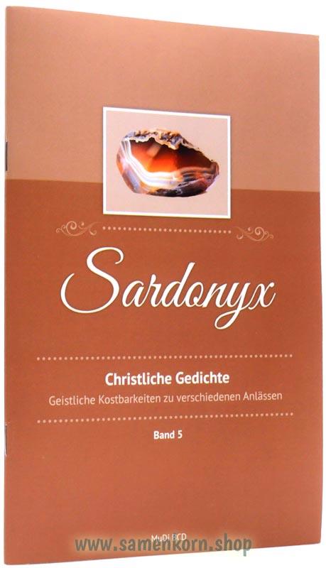 Sardonyx. Christliche Gedichte, Band 5 / Heft