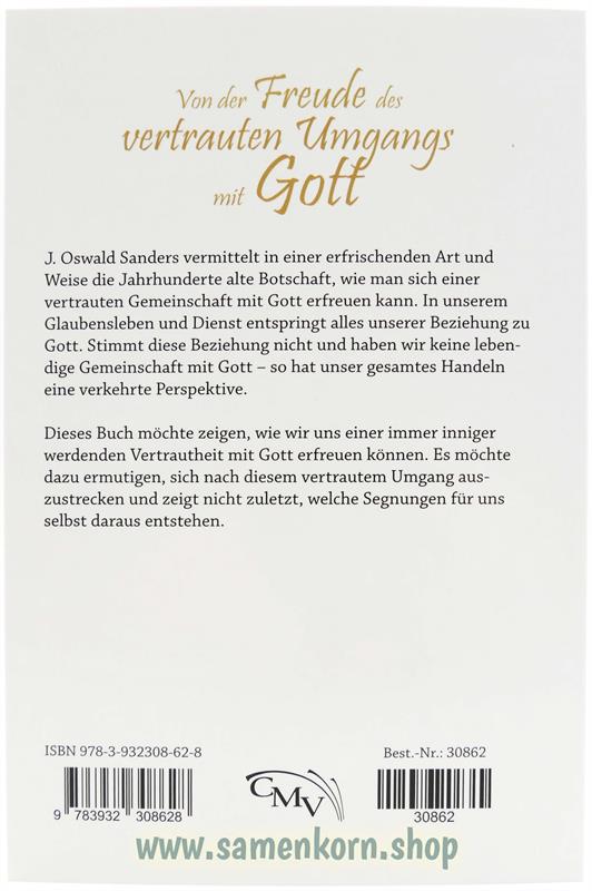 Von der Freude des vertrauten Umgangs mit Gott / Buch