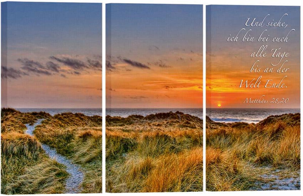 Bild "Sonnenuntergang am Meer"