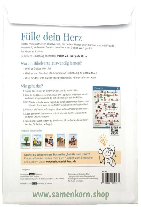 Der Gute Hirte - Psalm 23 / Poster
