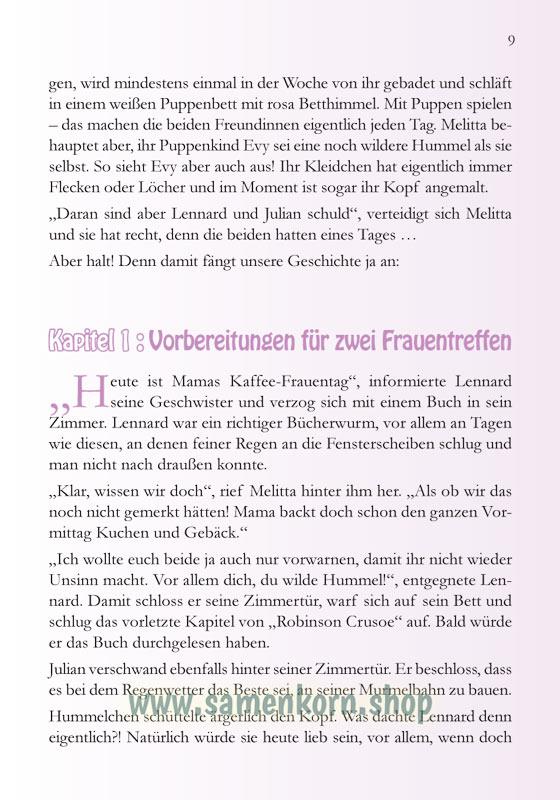 Melitta - die wilde Hummel / Buch