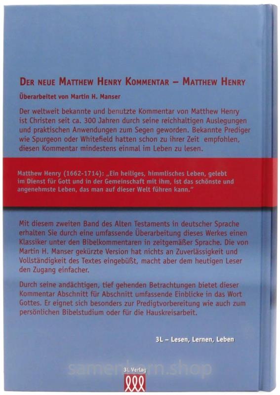Matthew Henry Kommentar Gesamtausgabe / 6 Bücher